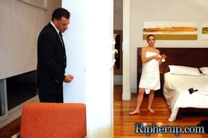 Hard Fucked Brunette Babe Gets Panties Ripped Off And A XXX Dessert