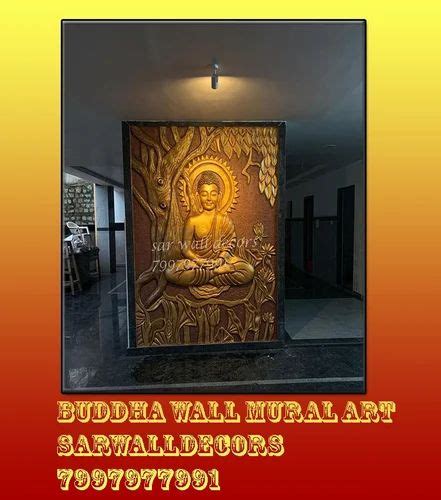 Depends On Design Handmade Buddha Cement Wall Mural Hyderabad At Rs 750