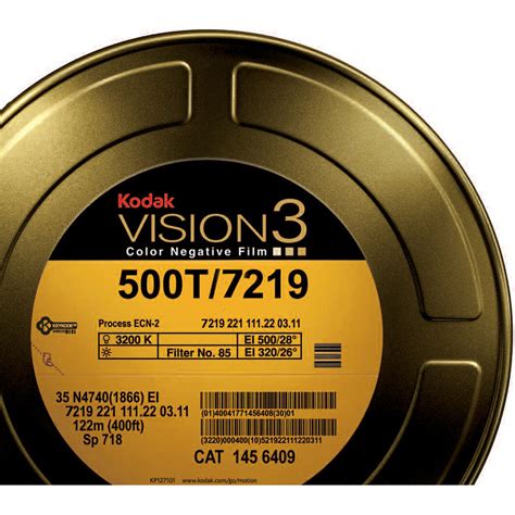 Kodak VISION3 500T Color Negative Film #7219 127098 B&H Photo