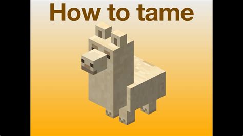 How To Tame Ride And Control A Llama In Minecraft 117 Youtube