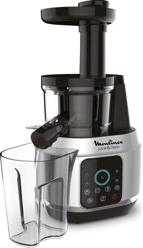 Moulinex Juice & Clean ZU420E - Slowjuicer - 150 W - Aluminium - Zwart ...