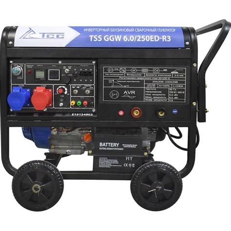 Инверторный бензиновый сварочный генератор ТСС GGW 6.0/250ED-R3 026495 ...
