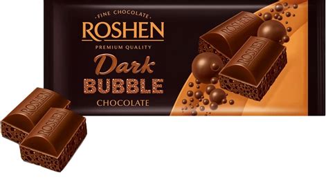 Упаковка шоколада Roshen Экстрачерный пористый 80 г х 20 шт ...