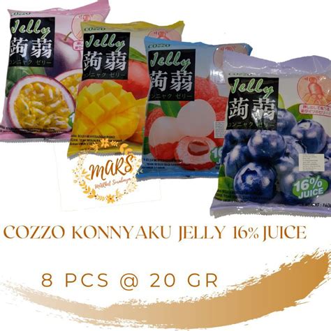 Jual Cozzo Konnyaku Jelly Juice Pcs X Gr Shopee Indonesia