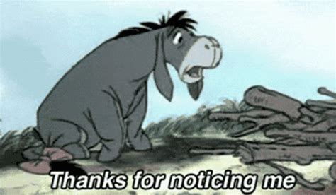 Eeyore Winnie The Pooh GIF - Eeyore Winnie The Pooh Thanks For Noticing ...