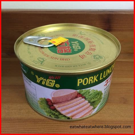 Eat what, Eat where?: How many ways can you eat luncheon meat?