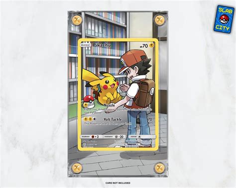 Pikachu Cosmic Eclipse 241 Extended Artwork Pokémon Card Display Case