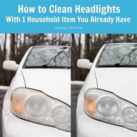 How to Clean Headlights with a Common Household Item You Already Have ...