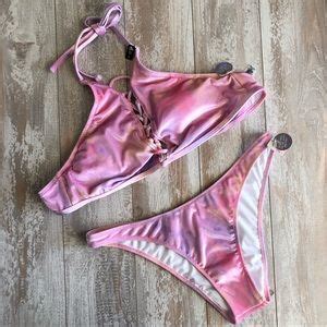 SoHot Swimwear Swim Nwt Micro Blue Stripe Sheer Mesh Gstring Bikini Poshmark