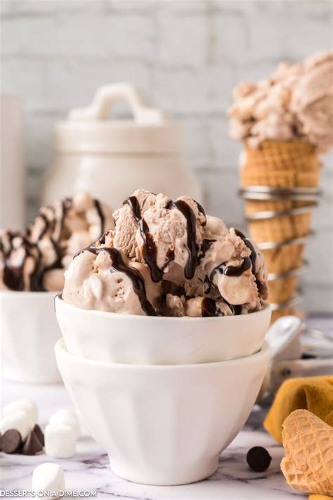 Hot Chocolate Ice Cream Desserts On A Dime