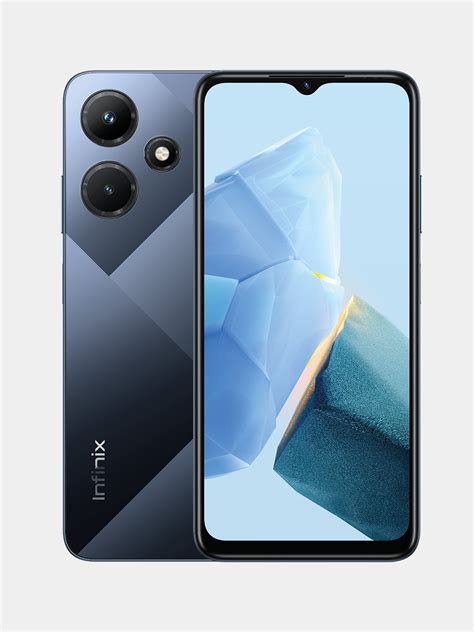 Смартфон Infinix HOT 30i 4+4/128 ГБ, 1 год гарантии + чехол, защитная ...