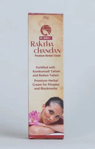 Dr. Indus Raktha Chandan Herbal Cream, Skin Type: Combination Skin ...