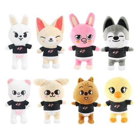 Gprince Skzoo Plush Toys Stray Kids Anime Leeknow Hyunjin Plush Doll For Children Fans Gifts ...