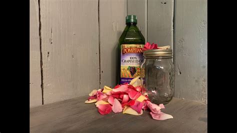 Diy Rose Infused Oil For Hair Skin And Nails Youtube