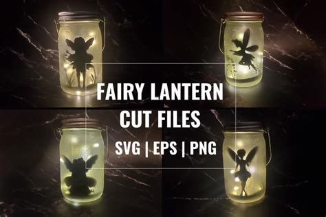 How to make fairy silhouette solar jar lanterns