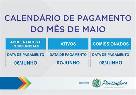 Sinpolpen Pernambuco Calend Rio De Pagamento Dos Servidores Do Estado