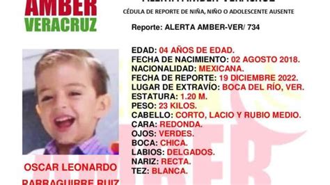 Activan Alerta Amber Por Menor De A Os Desaparecido En Boca Del R O