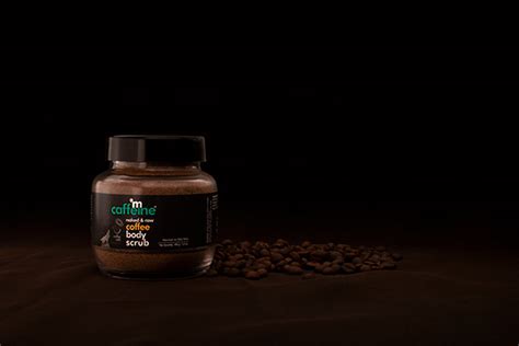 M Caffeine Naked And Raw Body Scrub Behance