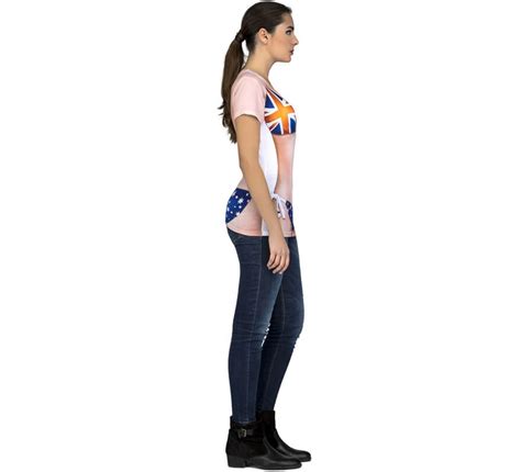 Camiseta Disfraz De Australiana En Bikini Para Mujer