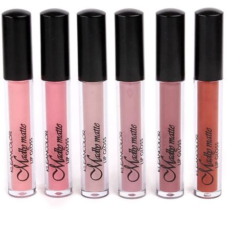 L A Colors Nude Madly Matte Lip Gloss Set