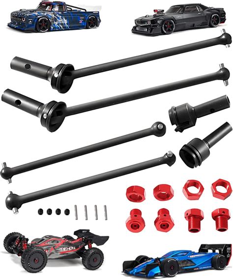 Amazon Rcarmumb RC Drive Shaft CVD Axles Upgrades Part For Arrma 1