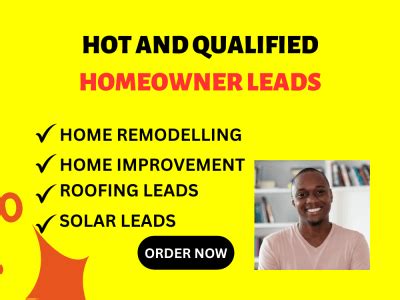 Qualified Hot Homeowner Solar Roofing And Home Improvement Leads
