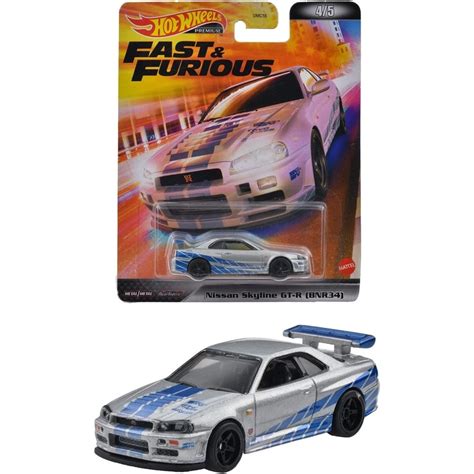 Xe mô hình Hot Wheels Nissan Skyline GT R BNR34 Fast Furious H 1 Shopee Việt Nam