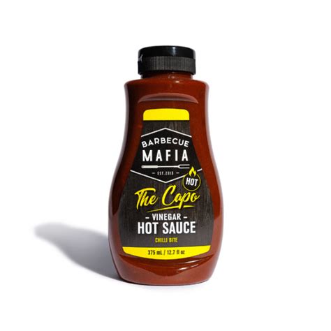 BBQ Mafia The Capo Vinegar Hot Sauce 375ml The Food Prep Group