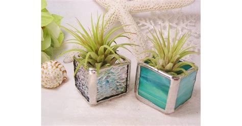 Stained Glass Boxes Cute Office Desk Plants And Planters From Etsy Popsugar Smart Living