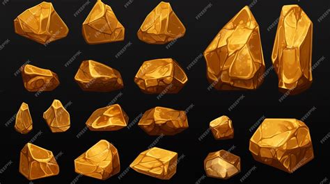 premium vector gold bars     types  objects   gold