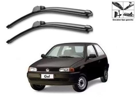 Kit Palheta Limpador Parabrisa Para brisa Dianteiro VW Gol G2 1995 à