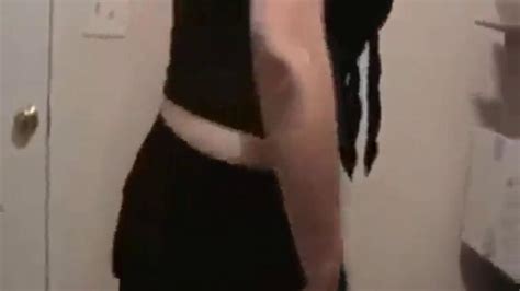 Preggo Lateshay Floppy Saggy G Orange Mini Skirt Strip Pregnant Preg Pre Porn Videos