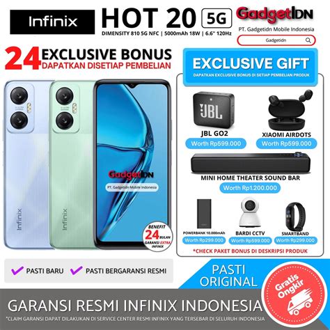 Jual Infinix Hot G Nfc Gb Gb Extended Ram Garansi Resmi Infinix Shopee Indonesia