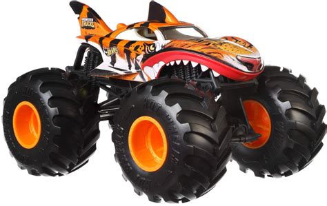 Hot Wheels Monster Trucks Tiger Shark 1 24 Scale Vehicle Review Is It Worth It