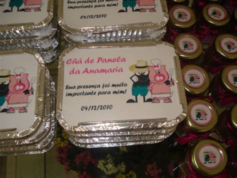 Festejar Tudo De Bom Lembrancinhas Para Ch S De Panela E De Lingerie