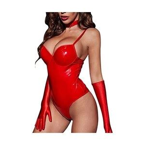 Mobanna Sexy Lingerie Donna Hot Sexy Cosplay Completini Intimi Donna Hot Vestito Pelle Sexy