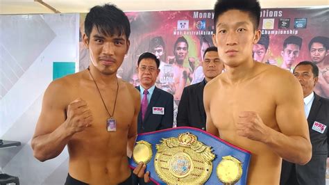 Traya Vs Liu Final Weigh In At Insular Square Mall World Boxing