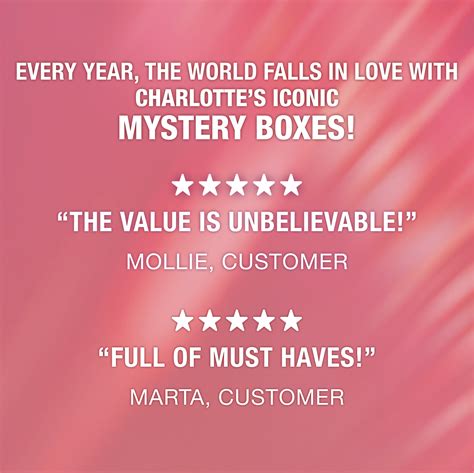 50% Off: Charlotte’s Beauty Trinkets Peach Mystery Box | Charlotte Tilbury