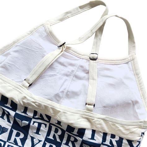 Triangle Bikini Y2k Bra Swim Top Pinterest Halter Top Checkboard Navy Acubi Vintage 90 S Gapcore