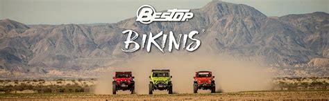 Bestop 52508 01 Black Crush Traditional Bikini Top For 76 91 CJ7 CJ8 And Wrangler YJ Amazon