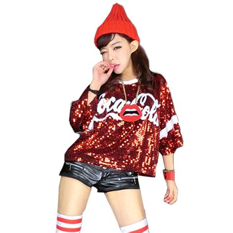 Ds Women Jazz Modern Dance Costume Youth Sequins H Grandado