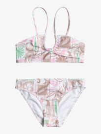 Totally Iconic Conjunto De Bikini Bralette Para Ni As Roxy