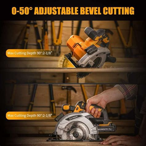 Promo Mesin Circular Saw Cordless V Mesin Sirkel Worksite Ccs