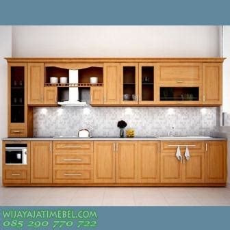 Kitchen Set Minimalis Model Terbaru Desain Modern Wijaya Jati Mebel