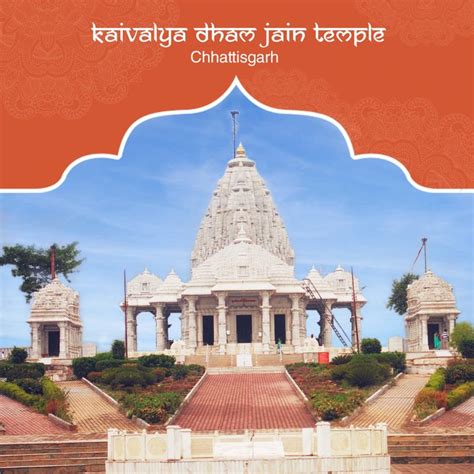 The Kaivalya Dham Jain Temple located at Raipur, Chhattisgarh, is also ...