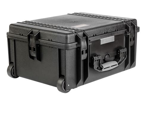 Водонепроницаемый ударопрочный кейс ПОЛКОВОДЕЦ® ВУК/П/265/Ч, черный, пустой