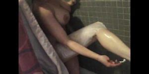 SCANDALOUSGFS Hot Babe Showing Big Breast In Shower While Shaving Porn Videos
