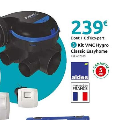 Promo Kit Vmc Hygro Classic Easyhome Aldes Chez Mr Bricolage