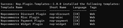 GitHub Kazirahiv Nopcommerce Plugin Template Dotnet CLI And Visual