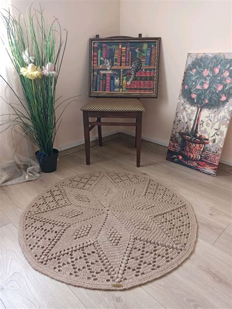 Коврик из джута серия Aurinko, 93 см в интернет-магазине Ярмарка ...